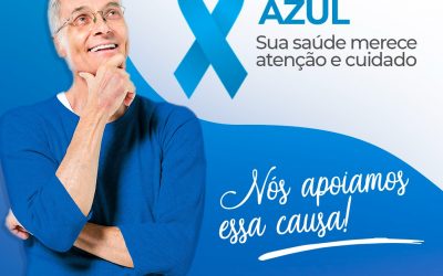 Novembro Azul – Mês de conscientização sobre a saúde do homem.